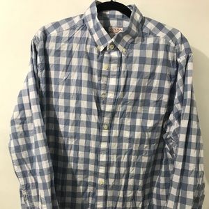 Merona Blue Checkered dress shirt